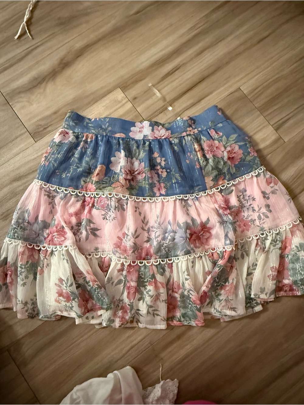Small Altard state floral multi color skirt
